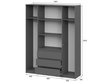 Спальный гарнитур Сибити комплектация 1