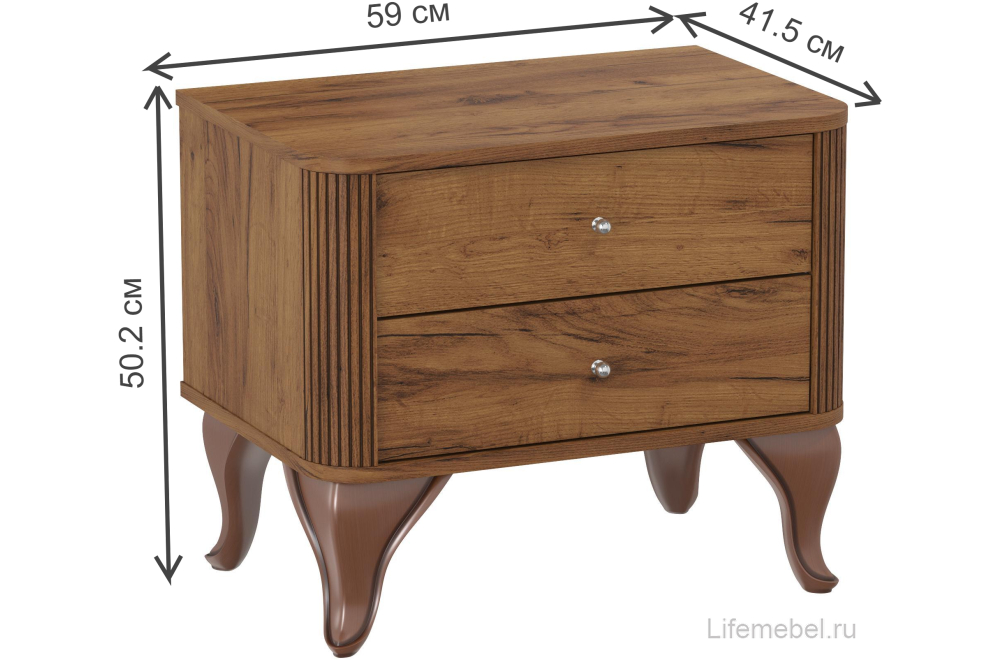 Спальный гарнитур Стефани таксония / белый