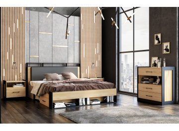 Спальный гарнитур Стенли комплектация 2