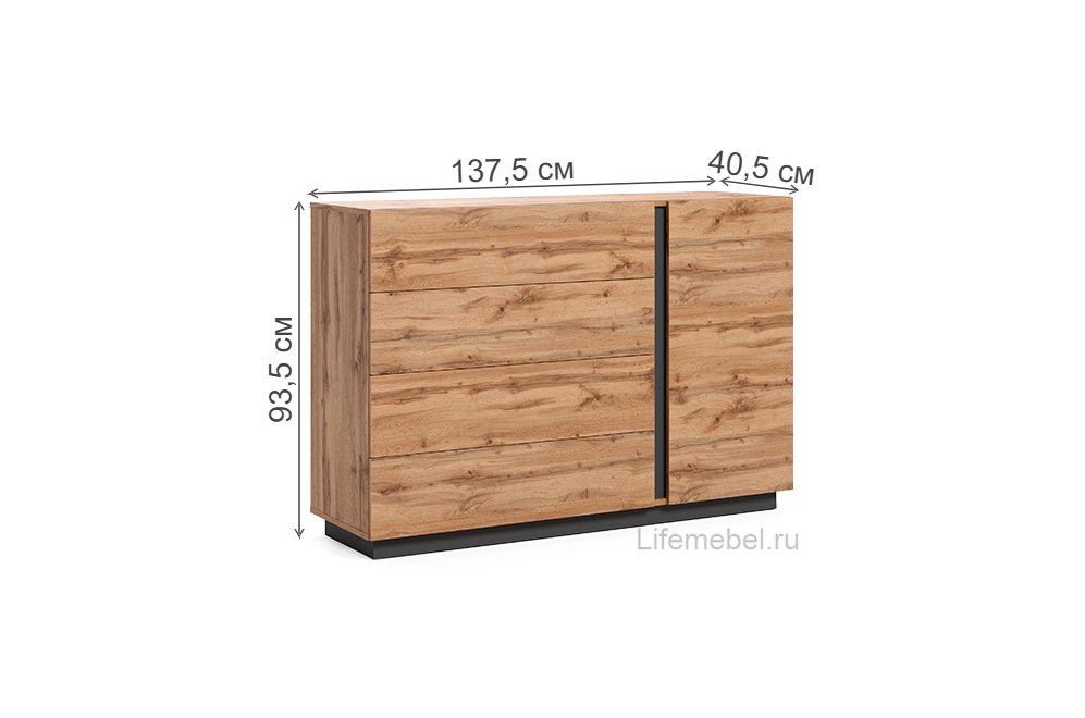 Спальный гарнитур Тахо дуб вотан / графит