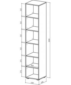 Стеллаж Плутон 1