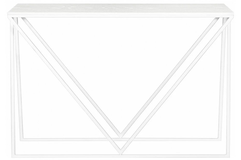 Консольный столик Akur Loft Budapest белый / декор белый