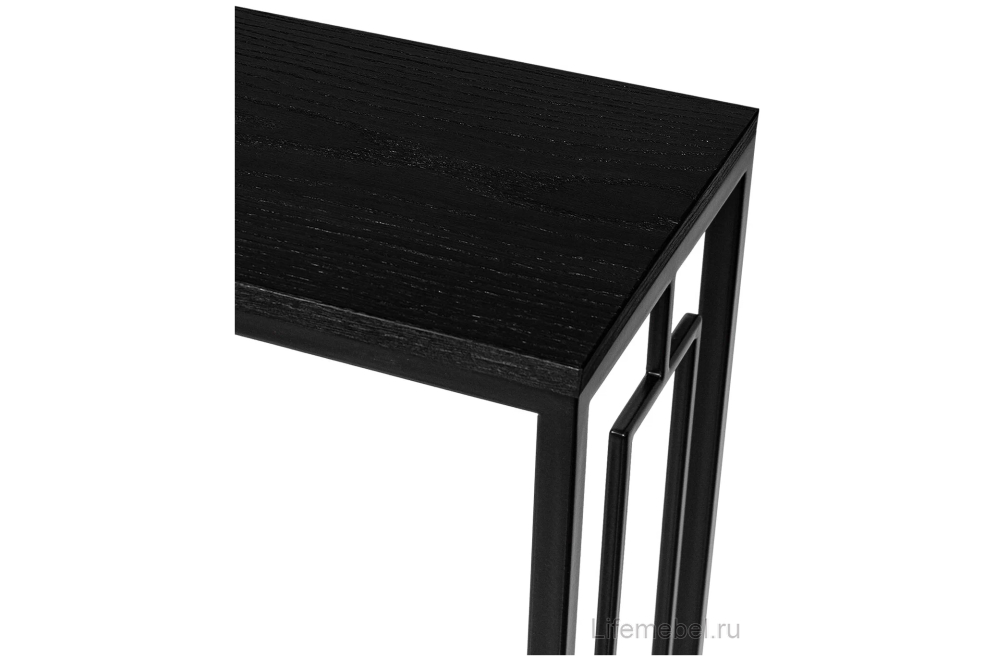 Консольный столик Akur Loft Dublin черный / декор черный