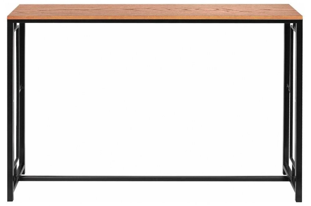 Консольный столик Akur Loft Dublin черный / декор ольха