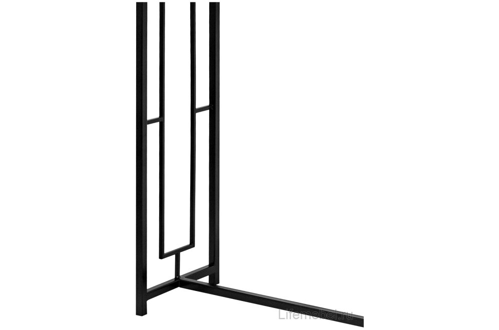 Консольный столик Akur Loft Dublin черный / декор ольха