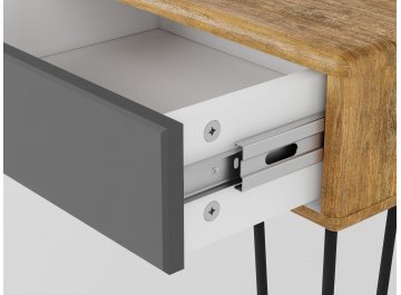 Консольный столик Телфорд дуб американский / графит