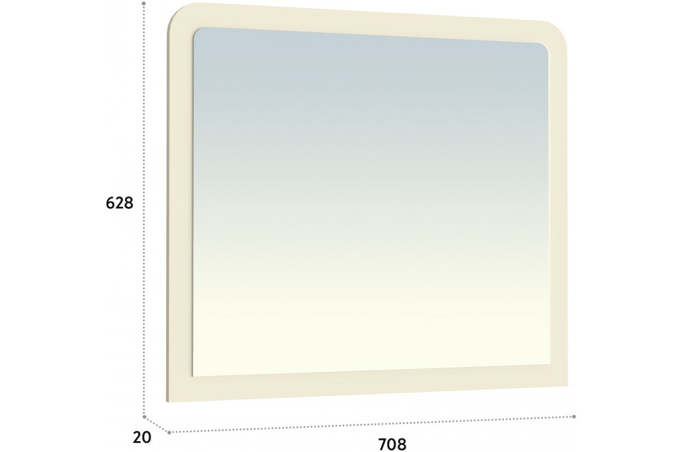 Подвесной столик Ассоль плюс АС-69-ТН-30 ваниль