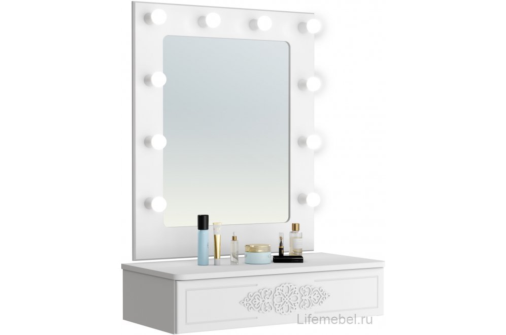 Подвесной столик Ассоль АС-69 белое дерево