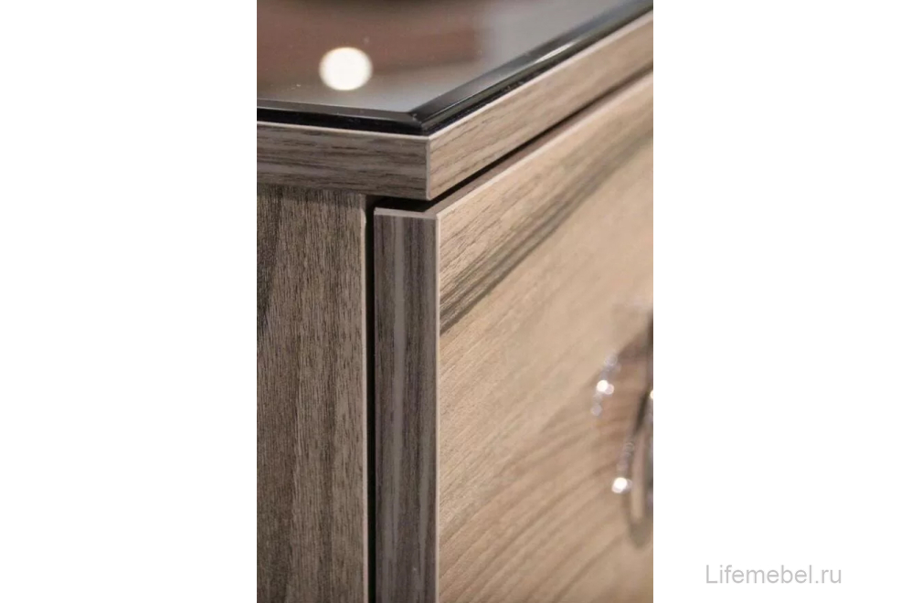 Туалетный столик Rimini 90х40 орех империя / серебро