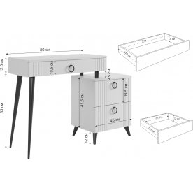 Туалетный столик Ева