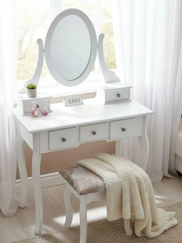 Туалетный столик SARA белый