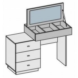 Туалетный столик МС Квадро Ст-2