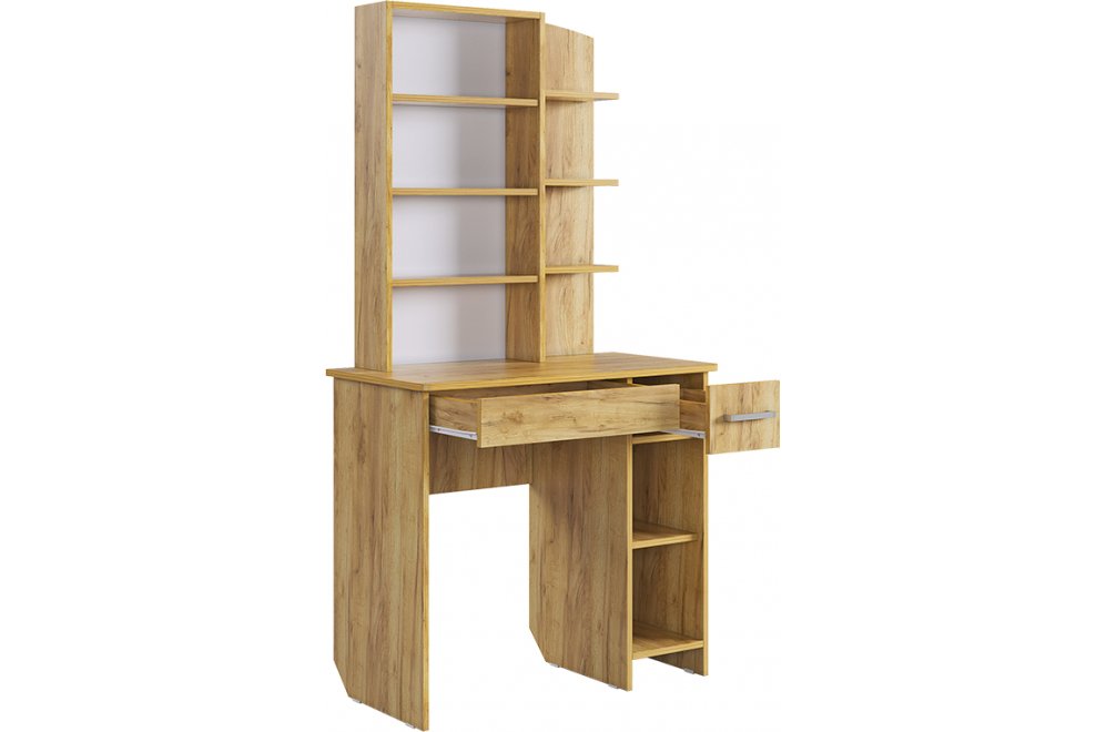 Туалетный столик / Трюмо Виктория-1 дуб крафт золотой 850х430х1650