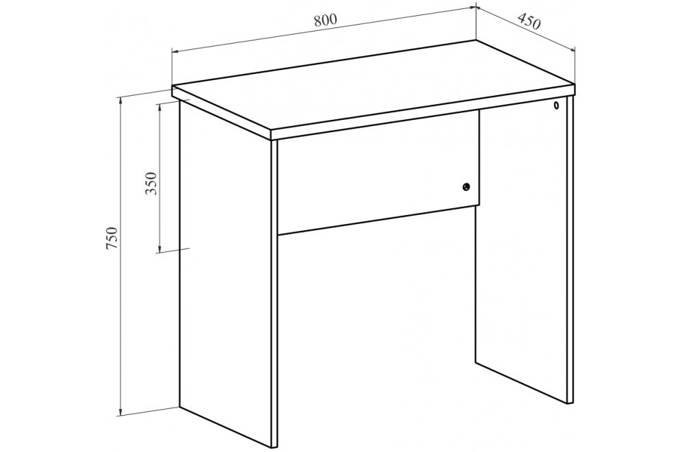 Туалетный столик Виктория ВИ-14 северное дерево светлое