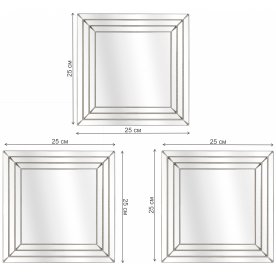 Комплект зеркал Baz