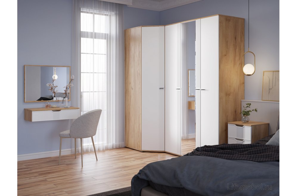 Зеркало Эмилия ЭЛ-24 дуб крафт золотой