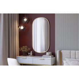 Зеркало Фортуна 2 золото матовое