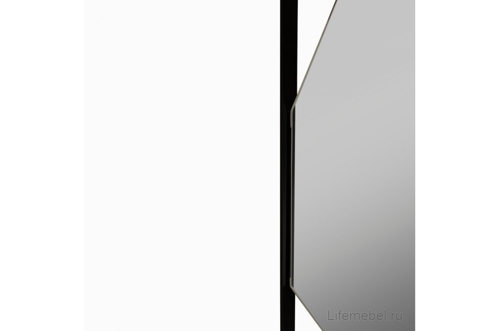 Зеркало Grand 64x19 черный