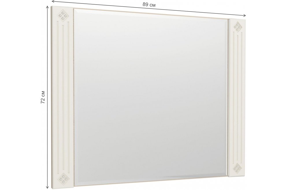 Зеркало Капелла №4.2 89х72 туя светлая