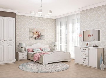 Зеркало Кэт — 6 сандал белый