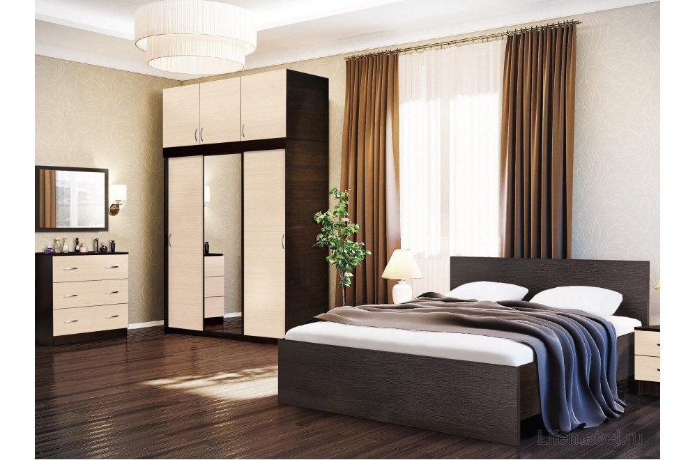 Зеркало Кэт — 7 венге