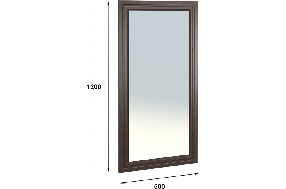 Зеркало Монблан МБ-40 орех шоколадный
