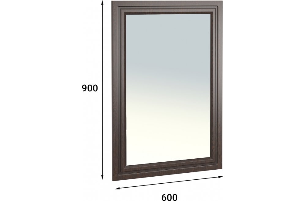 Зеркало Монблан МБ-41 орех шоколадный