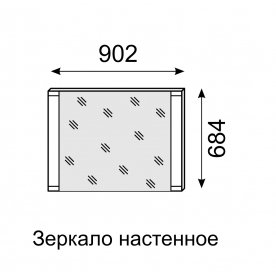 Зеркало настенное Яна