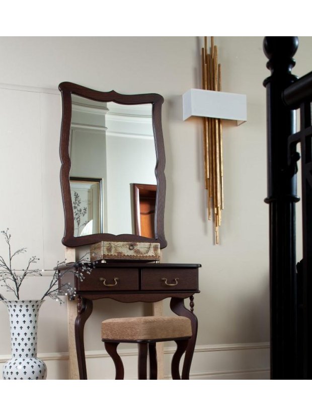 Зеркало навесное Берже 23 темно-коричневое