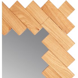 Зеркало Дубовые планки V20083