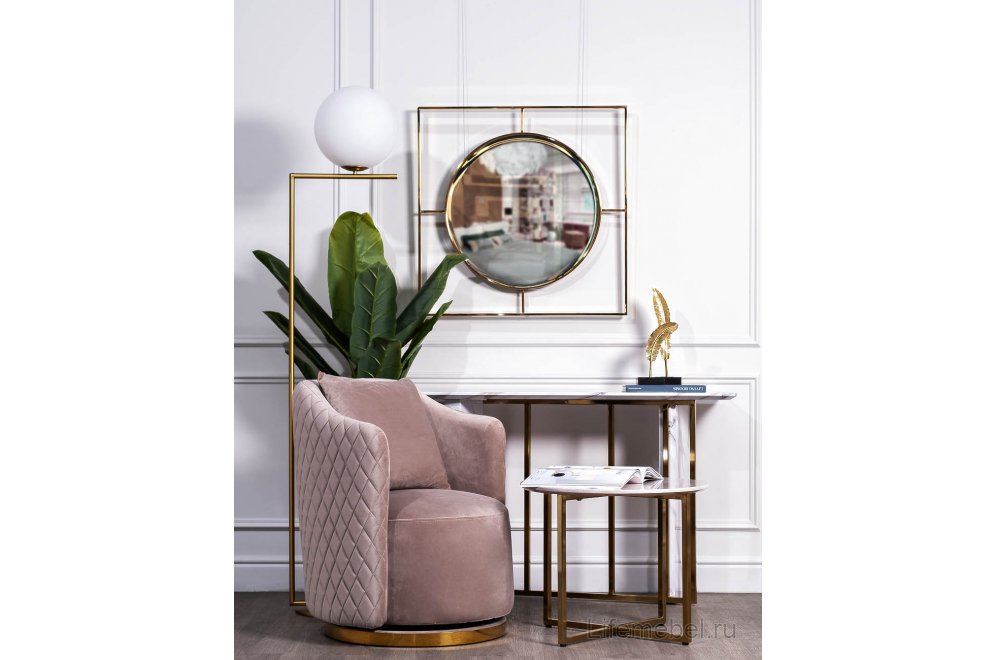 Зеркало Шенон-5 золото