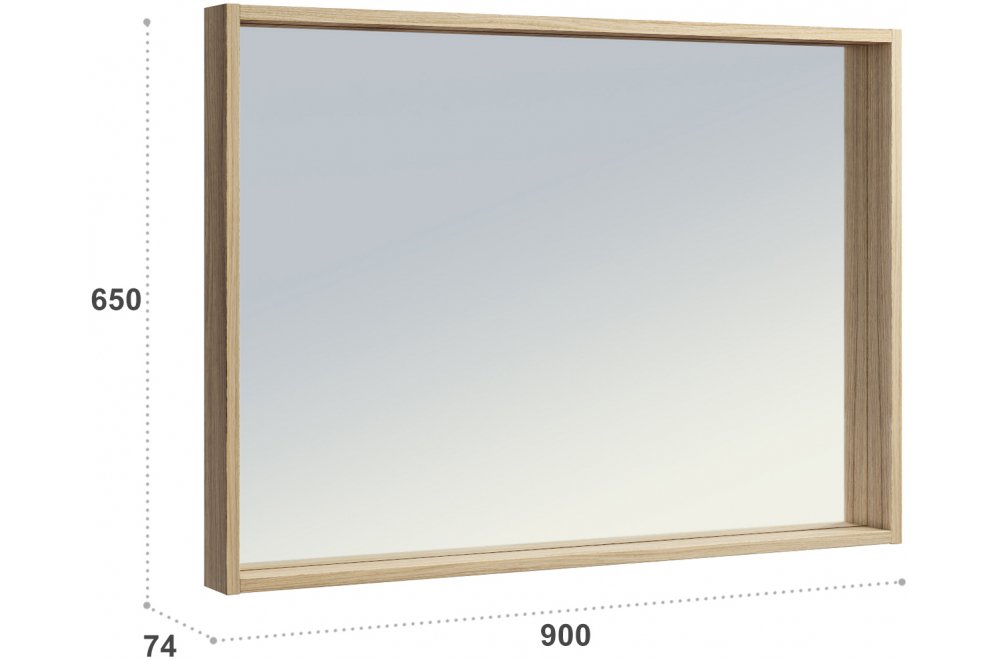 Зеркало Скайлайт СЛ-50 блэквуд ячменный