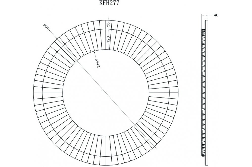 Зеркало Сноу-2 белое