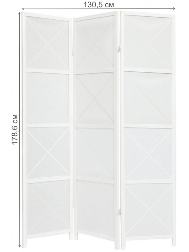 Ширма NY-1010-3 white