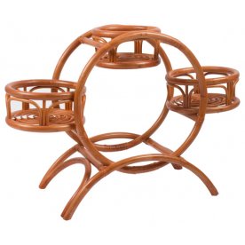 Подставка для цветов Circle Planter коньяк