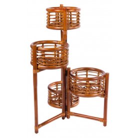 Подставка для цветов Fourth Planter коньяк