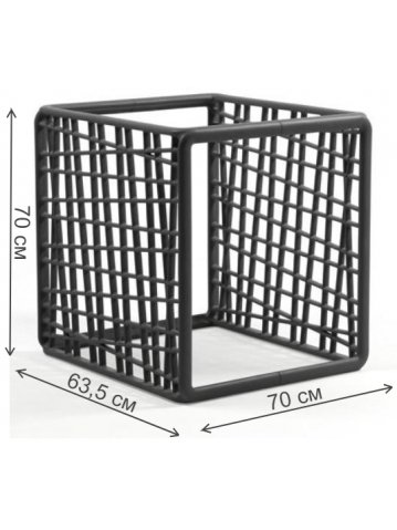 Цветочница Komodo антрацит