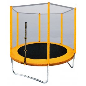 Батут с защитной сеткой Trampoline 8