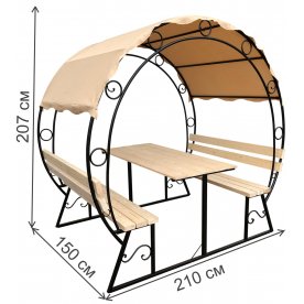 Беседка Подкова