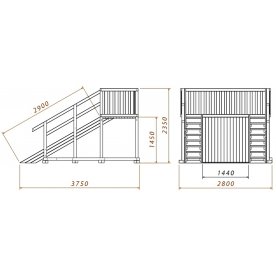 Горка деревянная Гренландия
