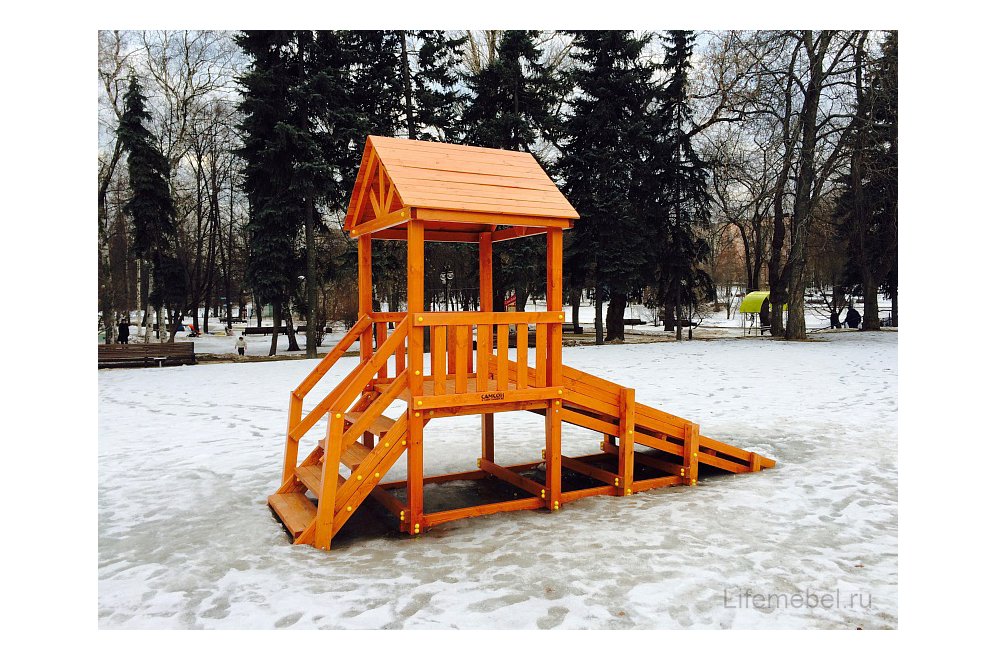 Горка деревянная Ямал