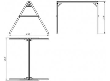 Качели двухместные детские Можга P911-4