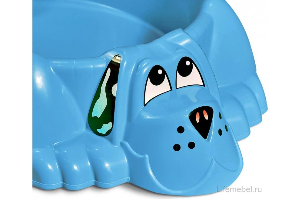 Песочница Sheffilton Kids Собачка 432 голубой / желтый