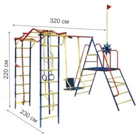 Детский спортивный комплекс Пионер-дачный Юнга ТК-2