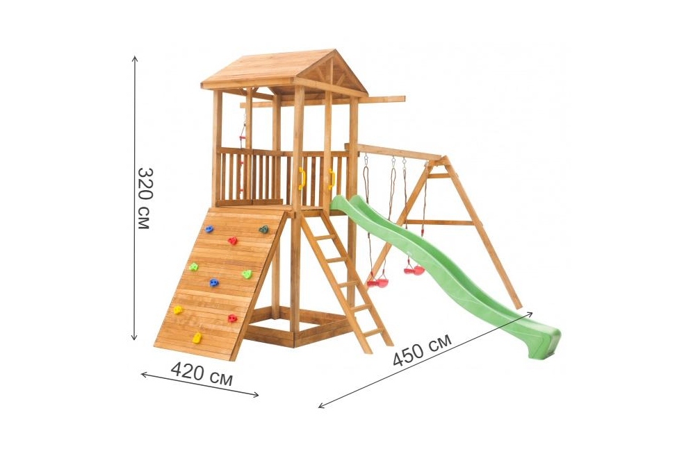 Детская площадка Активный городок 5 с качелями