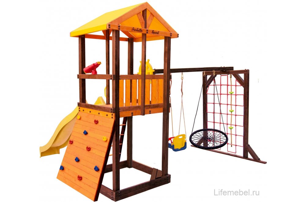 Детская площадка Pitigliano-11 паутина качели