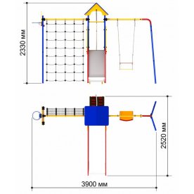 Детский спортивный комплекс Карусель 3.3.14.27