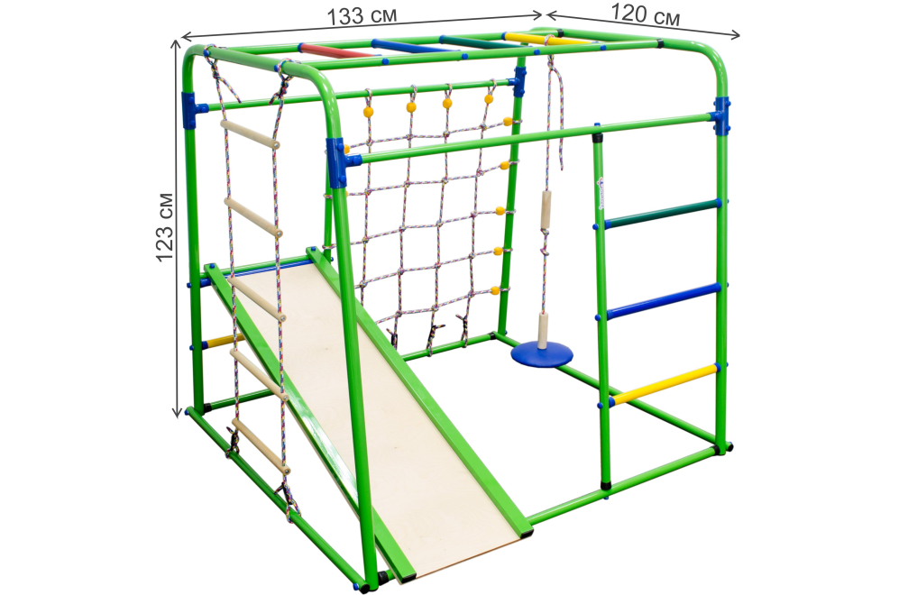 Спорткомплекс Start baby 1 Плюс салатовый / радуга
