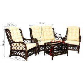 Комплект для отдыха Palermo New браун