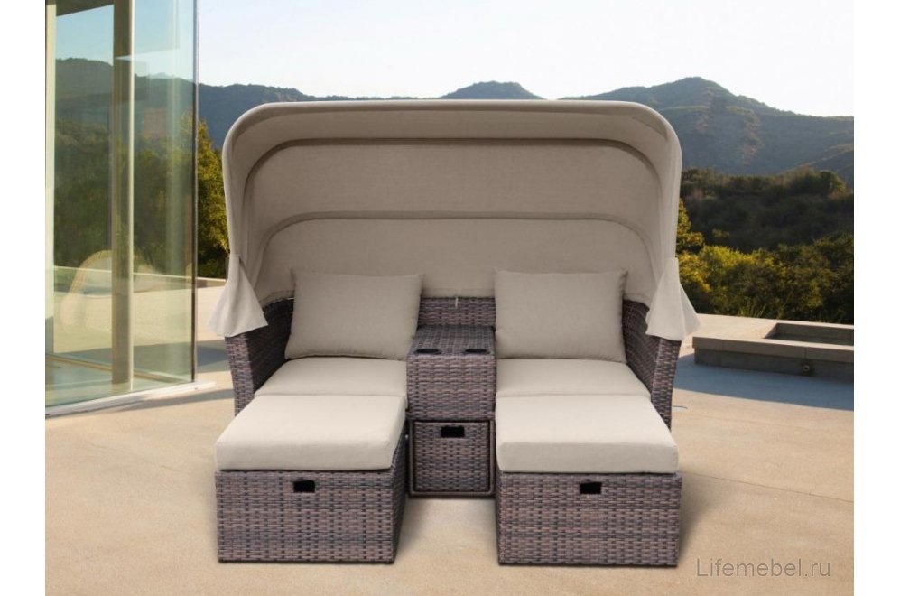 Комплект для отдыха из ротанга AFM-330B brown